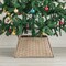 Gardenised Foldable Christmas Tree Skirt Collar Basket, Ring Base Stand Cover, Rattan Plastic, Grey QI004155.GY - alternate 8